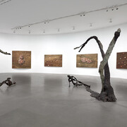 Giuseppe Penone, exhibition view. Courtesy of Gagosian Rome