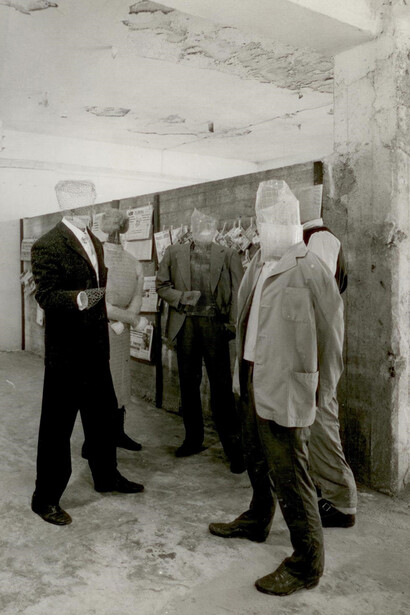 Vlassis Caniaris, Coctail, 1971, Archival material, Courtesy of the Estate of the artist and Kalfayan Galleries, Athens – Thessaloniki