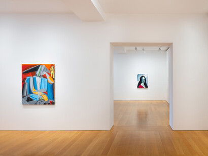 Spencer Sweeney, Paint, exhibition view. Courtesy of Gagosian