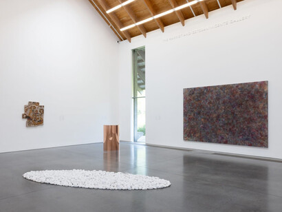 Various artists, Until the moon comes over the mountain, exhibition view. Courtesy of the Parrish Art Museum
