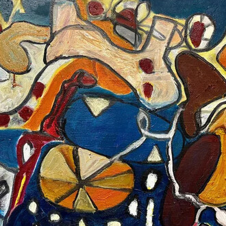 Debra Samdperil, A piece of pie (detail), 2026. Courtesy of Kingston Gallery