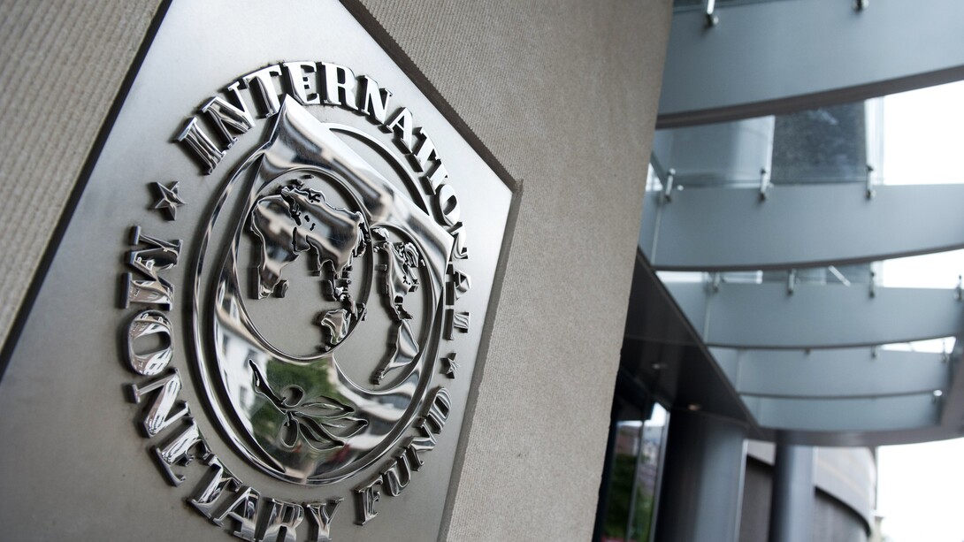Fachada de la sede del Fondo Monetario Internacional (FMI)