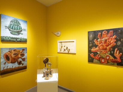 Fero Lipták, Meno, mesto, zviera, vec... (Name, city, animal, thing...), exhibition view. Courtesy of Danubiana