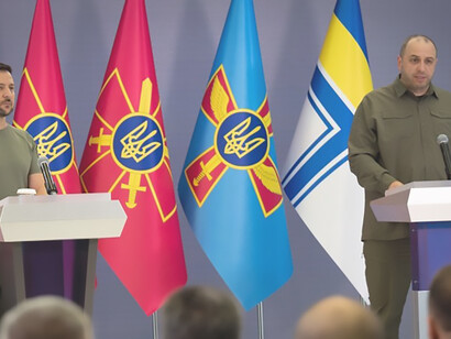 President Zelenskyy formally introduces newly appointed Defense Minister Rustem Umerov to Ukraine's Ministry of Defense leadership, Armed Forces General Staff, and relevant units