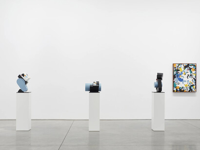 Serge Alain Nitegeka, Configurations in black, exhibition view. Courtesy of Marianne Boesky Gallery