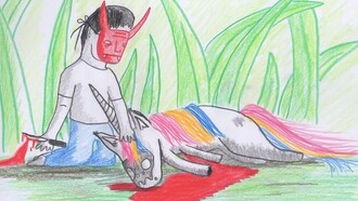 Aitor Saraiba. Unicornio y demonio