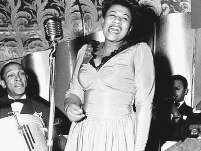 Ella Fitzgeralde Chick Webb con l'orcherstra