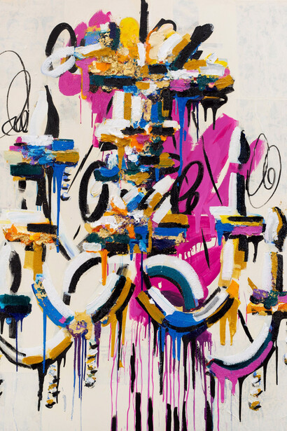 Ash Almonte, Life, love, connection, 2024. Courtesy of West Chelsea Contemporary