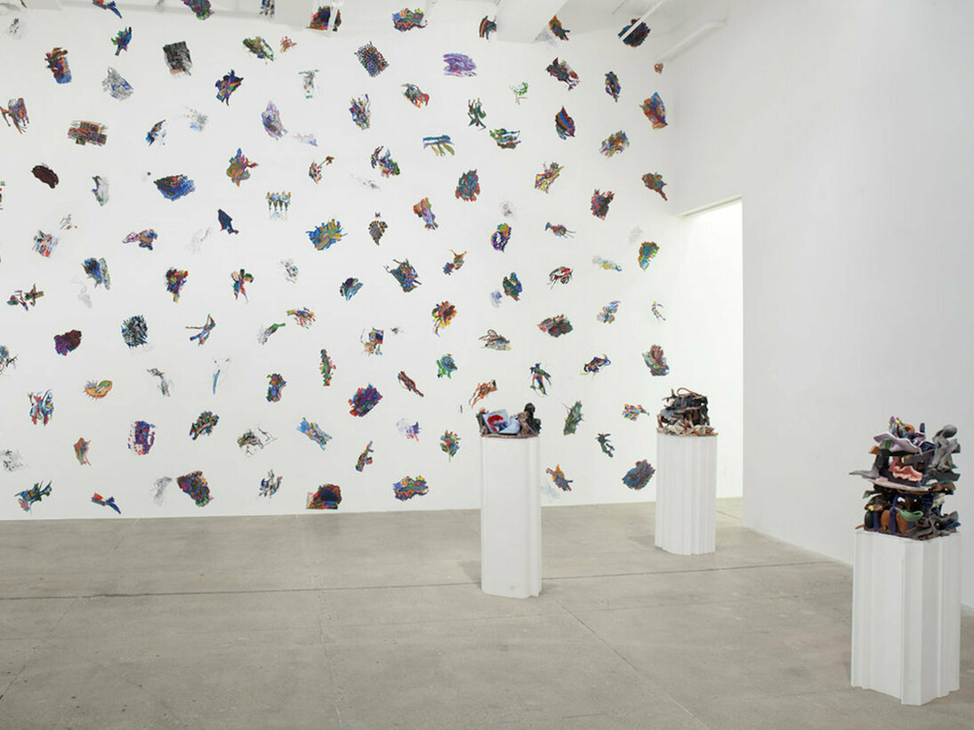 Edi Rama, Exhibition view. Courtesy of Marian Goodman Gallery