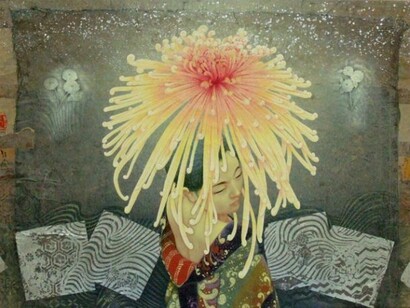 Kyosuke Tchinai, Chrysanthème, 50cm x 73cm, © Kyosuke Tchinai and Gallery Elena Shchukina