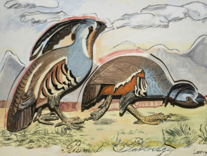 Larry Rivers, Plumed Partridge, 1997. Courtesy of 101/EXHIBIT