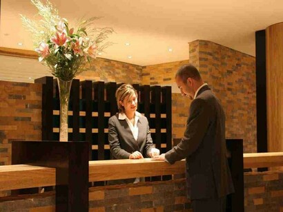 Recepción de hotel