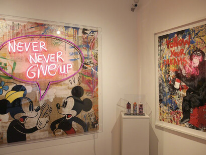 Featured Artist: Mr. Brainwash. Courtesy of Hamilton-Selway Fine Art
