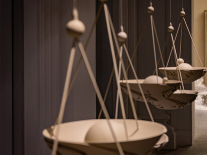 Skullpanda cage-uncage, exhibition view. Courtesy of National Museum of Singapore