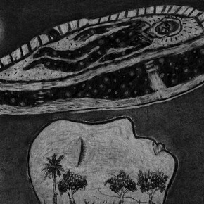 Sadik Kwaish Alfraji, Ali's Boat (detail), 2015, video installation