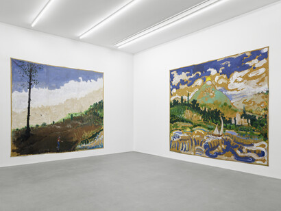Verne Dawson, Hamlet’s mill, ausstellungsansicht. Mit freundlicher genehmigung der Galerie Eva Presenhuber