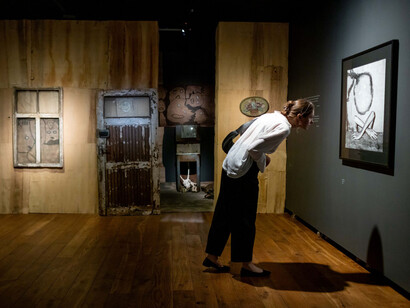 The other mind: Roger Ballen. A retrospective, exhibition view. Courtesy of Rothko Museum