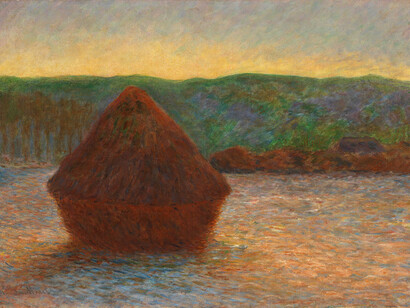 Claude Monet, The haystack, 1891. Courtesy of Cincinnati Art Museum