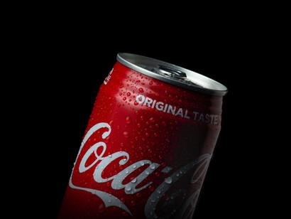 Lata de la gaseosa Coca-Cola sabor original