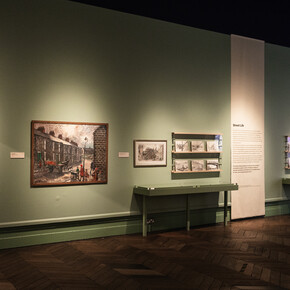 Norman Cornish, A life in sketchbooks, exhibition view. Courtesy of the Bowes Museum