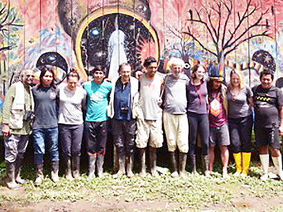 Sapara people & members of Sacred Headwaters Initiative Global Commission, Llanchamacocha