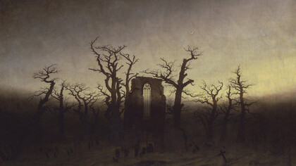 Caspar David Friedrich, Abbazia nel querceto, (1808–10)