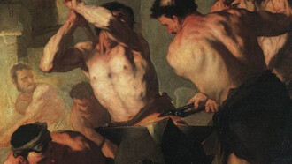 Luca Giordano, La forgia di Vulcano