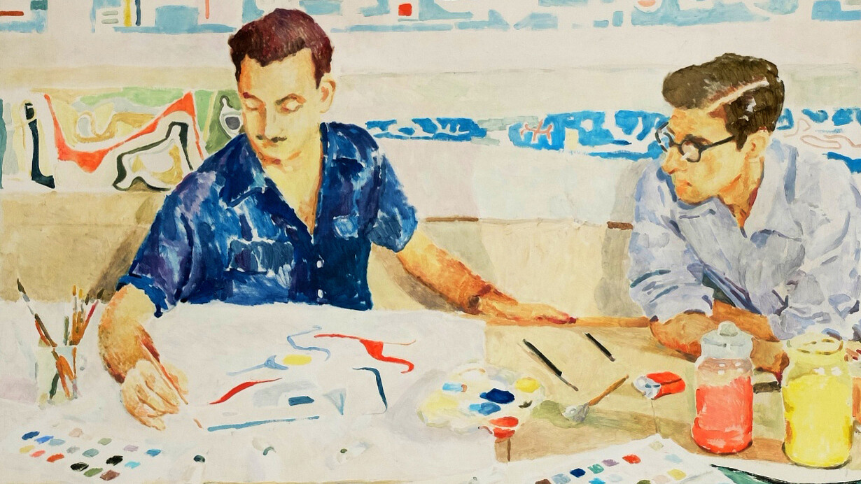 Tim Braden, Roberto (detail), 2015, Oil on canvas, 200 x 180 cm ©
Tim
Braden.
Courtesy
the
artist
and
Bruce
Haines
Mayfair