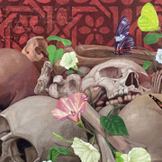 Ifeoluwa Alade, Light in the darkness (IV) (detail), 2024. Courtesy of Abend Gallery