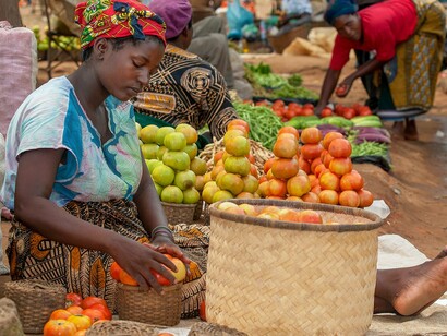 Il mercato di Limbe, vicino Blantyre, Malawi