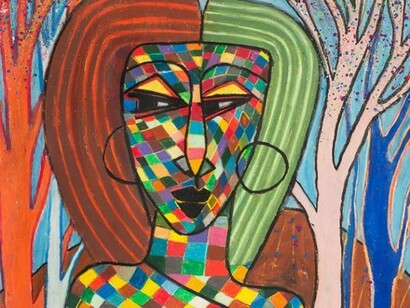 Charles Sekano, Strange He's Hiding Behind a Tree 2012, © Alan Roderick