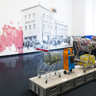 Made in Linz. Standort für handel, industrie und handwerk, ausstellungsansicht. Mit freundlicher genehmigung des Nordico Stadtmuseums