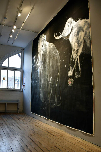 On the Wall: Vija Doks. Courtesy of Carter Burden Gallery