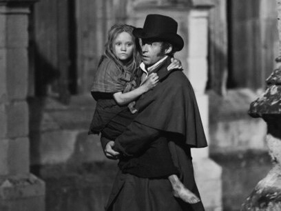 Hugh Jackman como Jean Valjean en Los Miserables (2012)