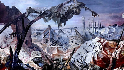 Otto Dix, 1891-1969 The War Was, Dresden, Germany, Painting Gallery New Masters, Albertinum