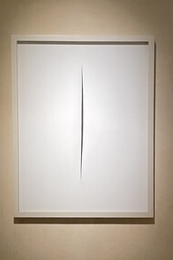 Lucio Fontana, Spacial concept, 1964. Courtesy of Fondazione Magnani Rocca/Lucio Fontana Foundation