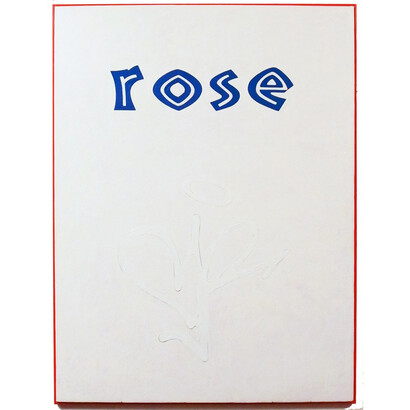 Gerry Smith, A rose for Barbara, oil on foam, 120 x 90 cm