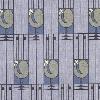 Josef Hoffman (1870–1956), Hahnen (Roosters), ca. 1904–1910, cotton double weave. Purchase: Gift of Kate Fowler Merle-Smith by Exchange, 1989