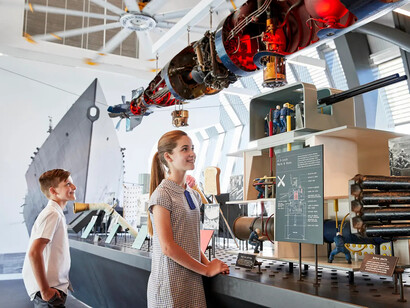 Action stations, exhibition view. Courtesy of the Australian National Maritime Museum
