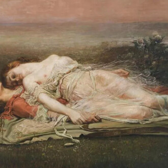 Rogelio de Egusquiza, Tristan and Isolde (Death), 1910. Courtesy of the Museo de Bellas Artes de Bilbao