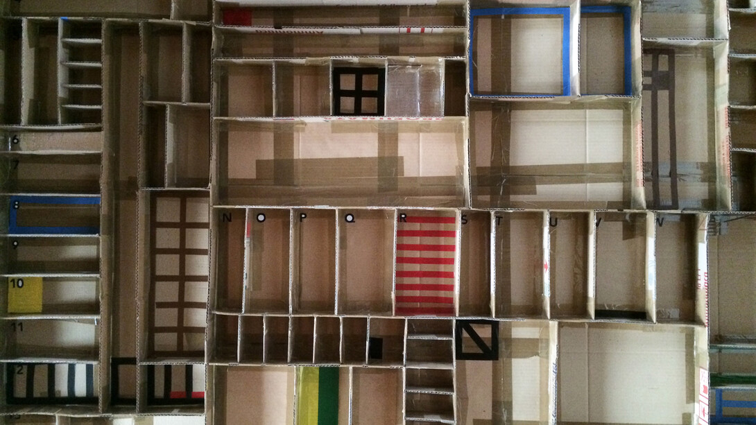 Caterina Rossato, Mind map, pen on paper, 10x1,5m, detail, 2014