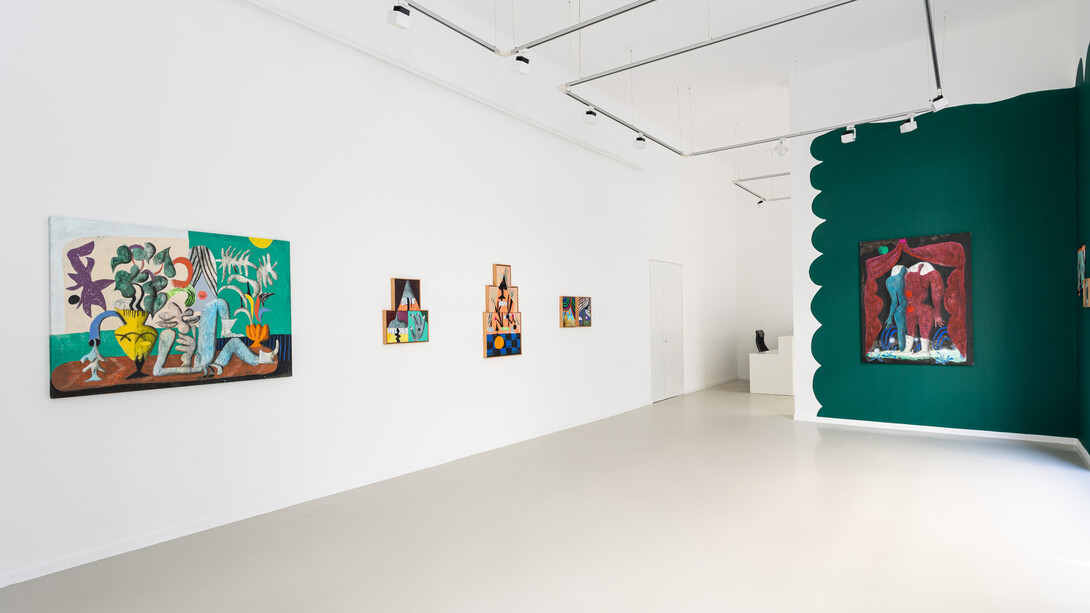 József Csató, Tent, exhibition view. Courtesy of Erika Deák Gallery