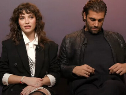 Gabriela Andrada y Mario Ermito en una entrevista en "Días de Cine" en la Televisión española