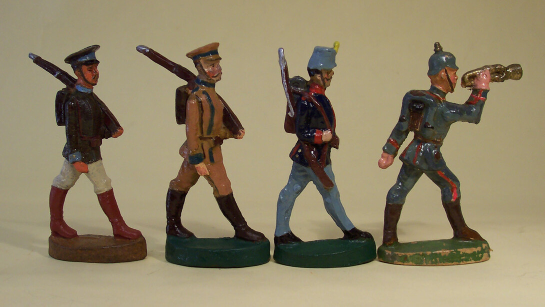 Row of soldiers