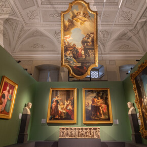 Firenze e l’Europa. Arti del settecento agli uffizi, vista della mostra. Per gentile concessione Gallerie degli Uffizi