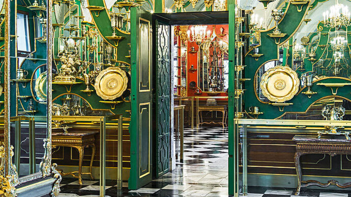 Historic Green Vault. Courtesy of The Royal Castle
