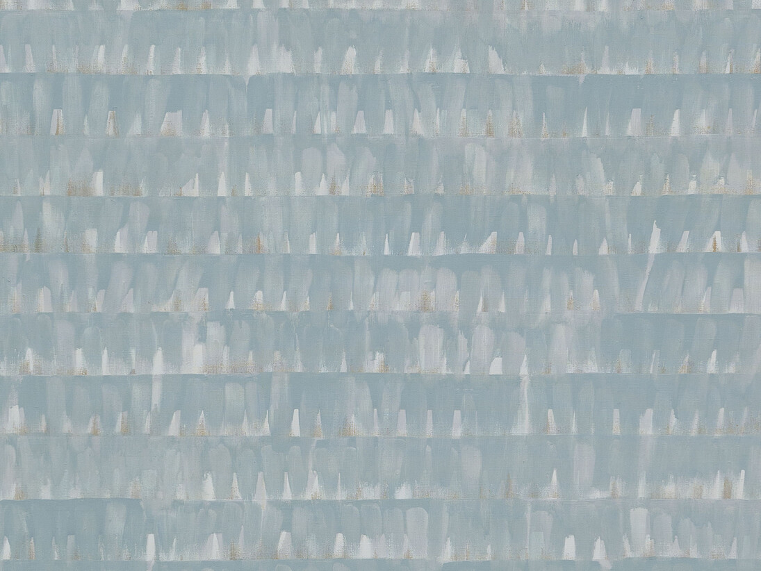 CHOI Myoung-Young
"Sign of Equality 75-33", 1975
Oil on canvas / Huile sur toile
57 11/16 x 44 1/8 in / 146.5 x 112 cm
Photo : Claire Dorn
Courtesy Galerie Perrotin