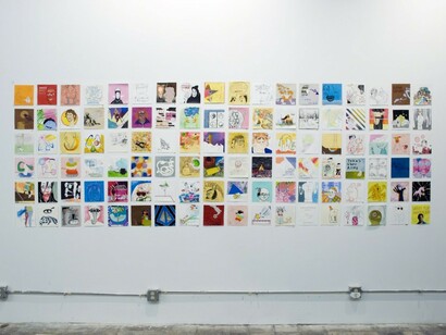 Okay Mountain, Exhibition view. Courtesy of Mark Moore Fine Art