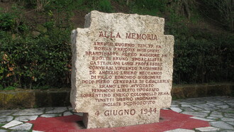 Lapide commemorativa dell'eccidio de La Storta