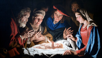 Matthias Stomer- Adoración de los pastores